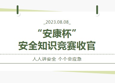 2023年廣日電氣“安康杯”安全知識競賽完美收官